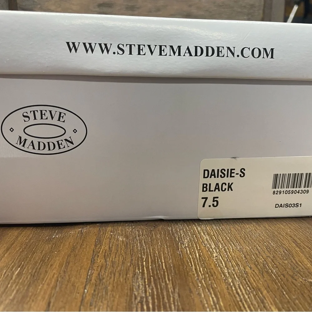 Steve Madden Black Studded Pointed Toe Stiletto Heels